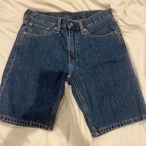Levi's Men's Dark Blue Jean Shorts